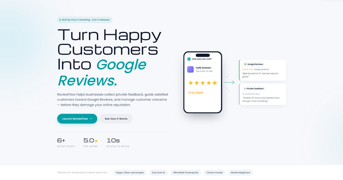 ReviewFlow — reviewflow.my